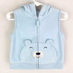 Carter’s Baby Blue Zip Up Vest